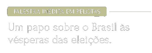 Um papo sobre o Brasil às vésperas das eleições